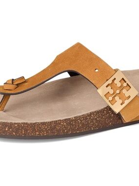 NIB Tory Burch MELLOW THONG SANDAL Rhum/Avola